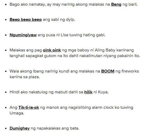 brainly in tagalog|Halimbawa ng Onomatopeya .